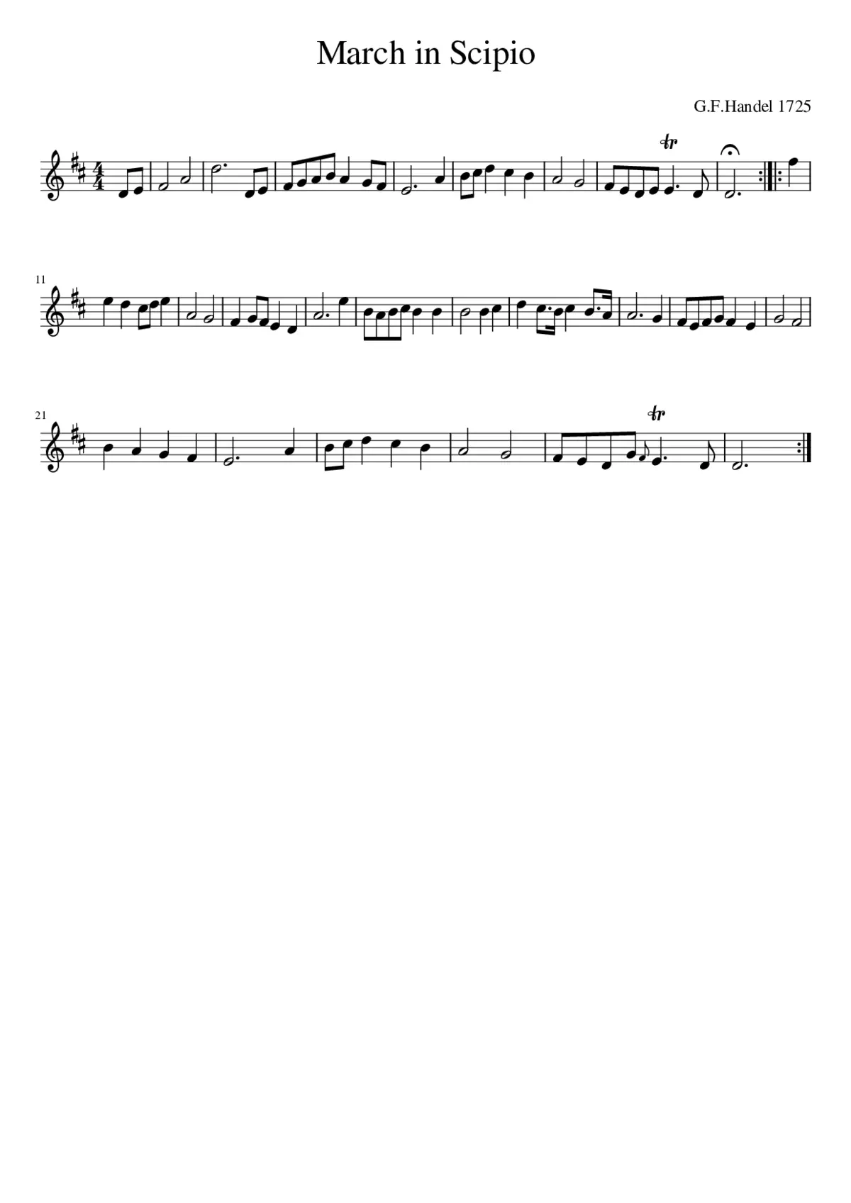 March in Scipio - Page 1