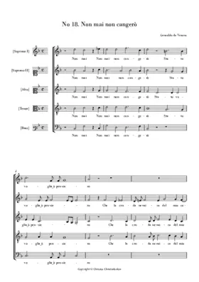 Non mai non cangerò stato