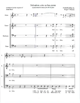 Salvation unto us has come