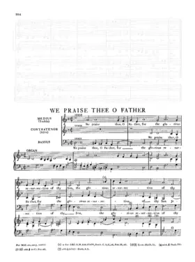 We Praise Thee, O Father