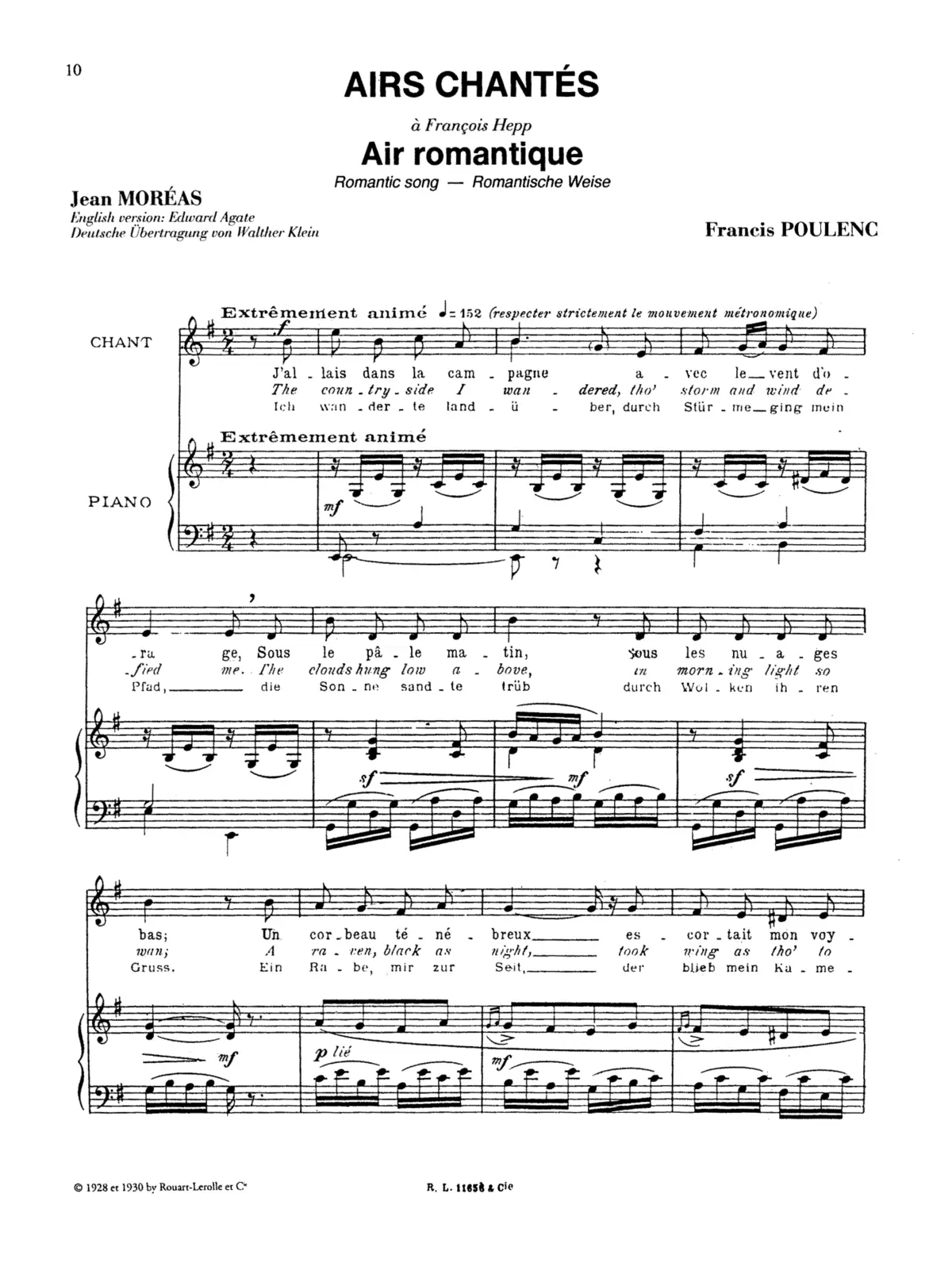 Airs chantés - Page 1