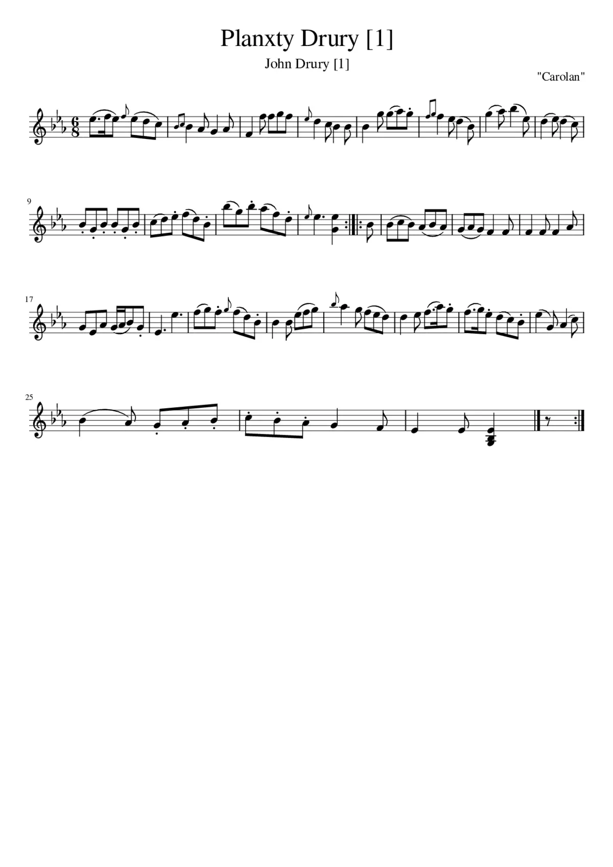 PLANXTY DRURY - Page 1