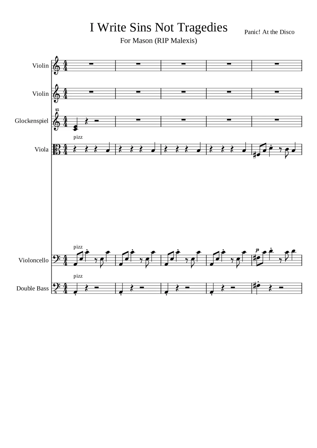 i write sins not tragedies - Page 1