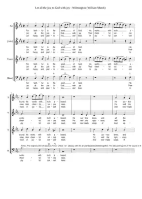 Let all the just to God with joy