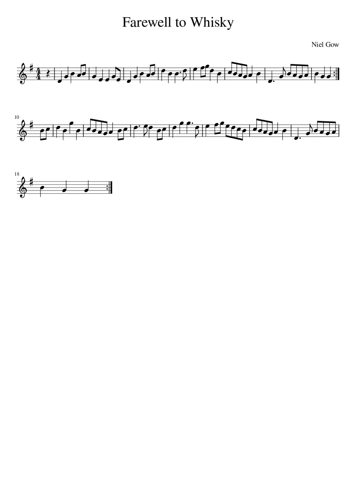 Farewell to Whisky - Page 1