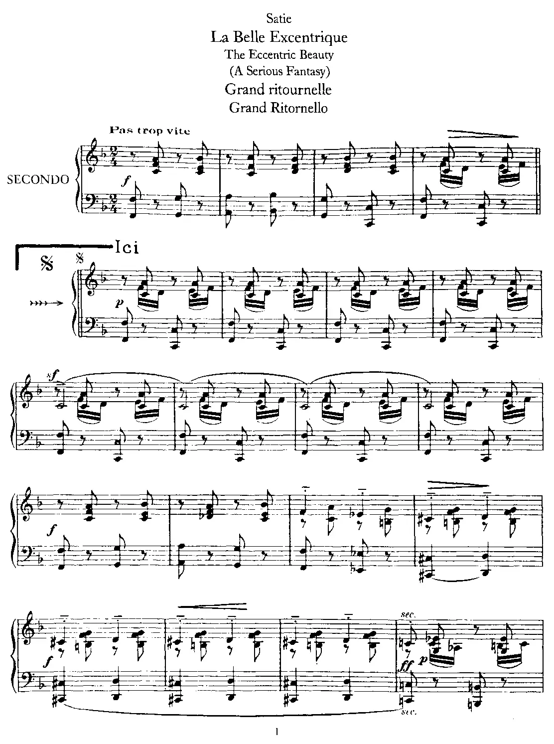 La belle excentrique - Page 1