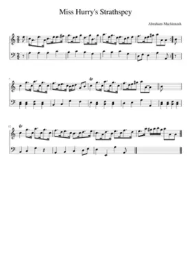 Miss Hurry's Strathspey