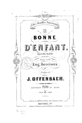La bonne d'enfant
