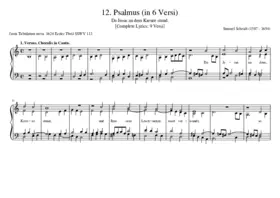 Da Jesus an dem Kreuze Stund SSWV 113