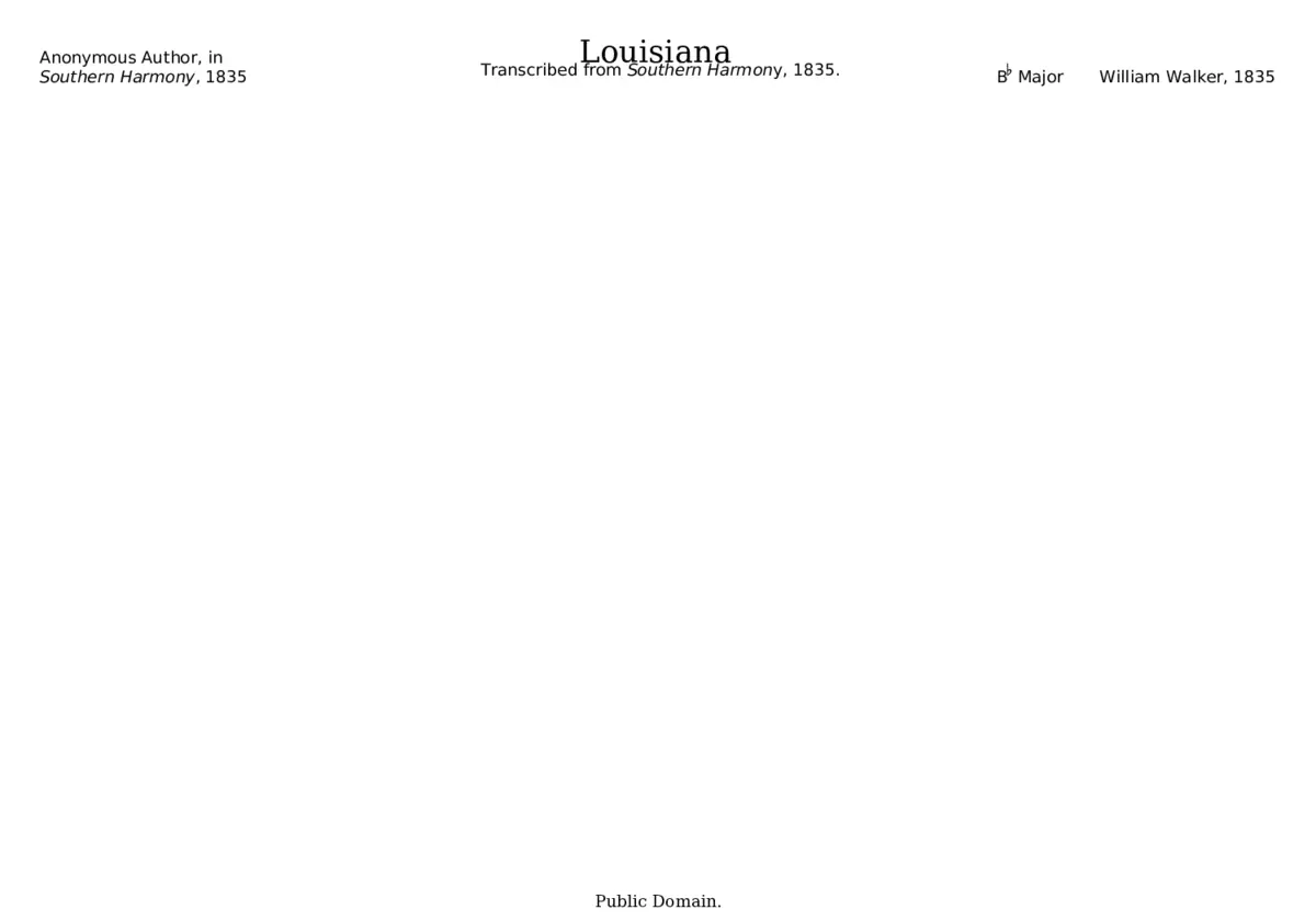 Louisiana - William Walker - Page 1