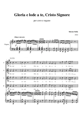 Gloria e lode a te, Cristo Signore
