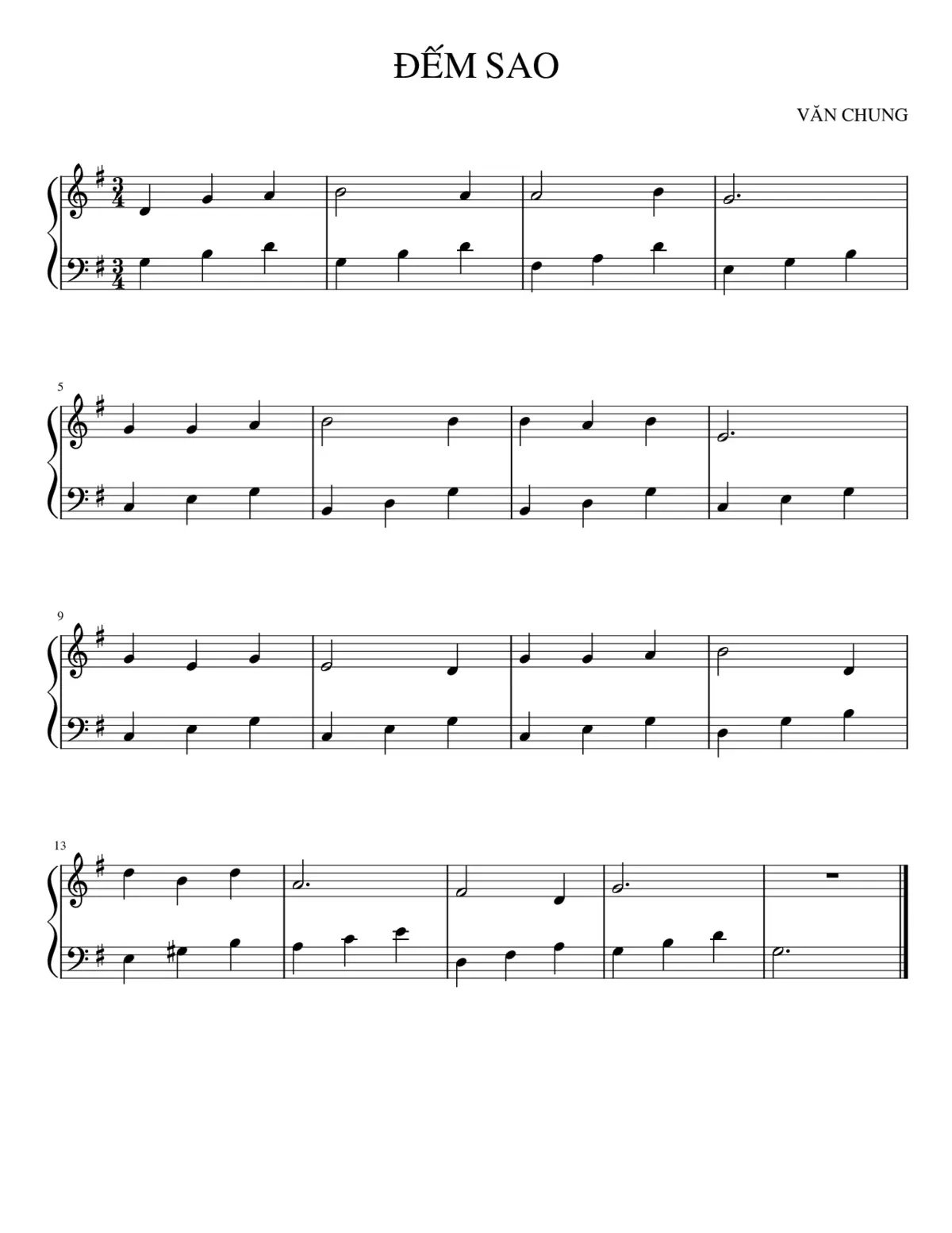 Äáºm sao - Piano - Page 1