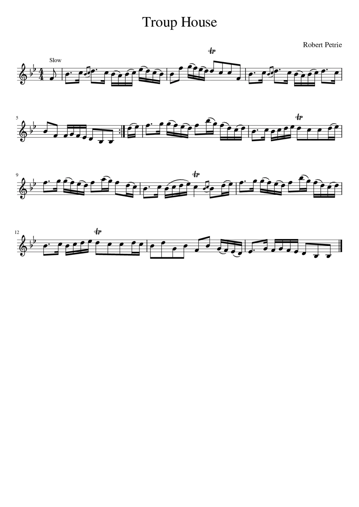 Troup House - Page 1