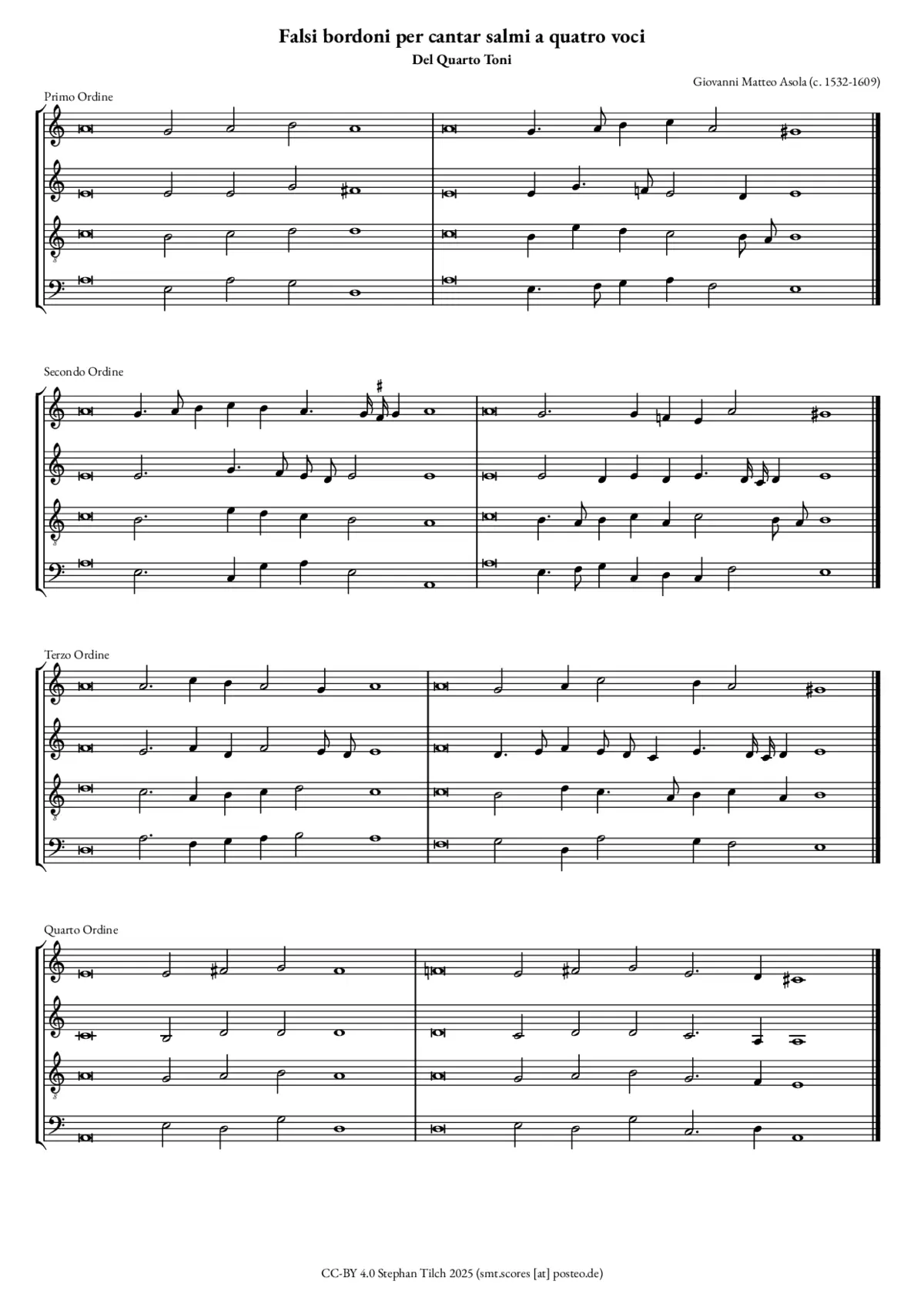 Falsi bordoni quarti toni - Page 1