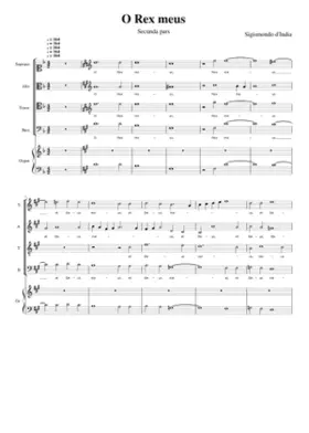 O Rex meus (secunda pars)