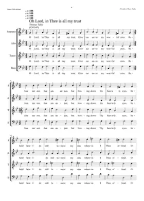 O Lord in thee is all my trust