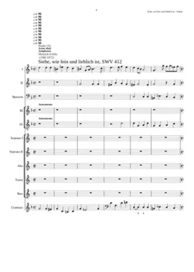 Siehe wie fein und lieblich ist SWV 412