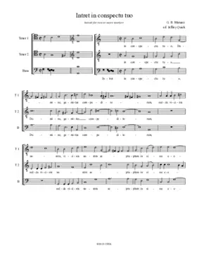 Intret in conspectu tuo