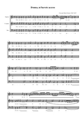 Donna, m'havete acceso
