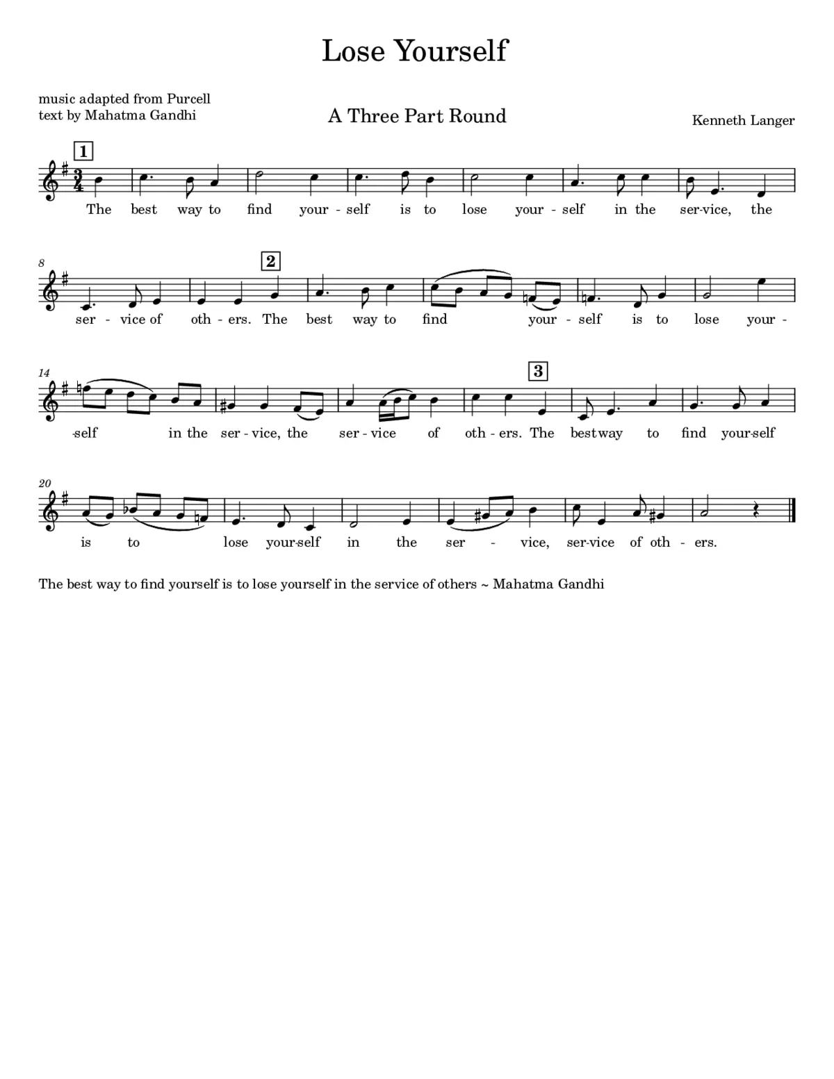 Lose Yourself - Page 1