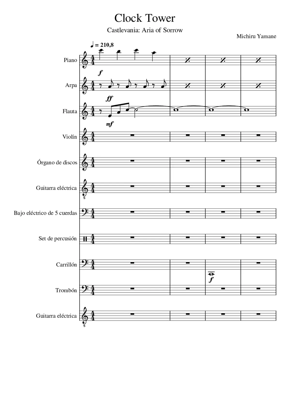 Clock Tower - Page 1