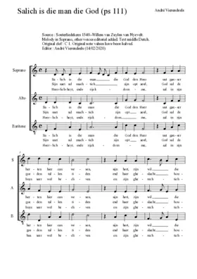 Salich is die man die God