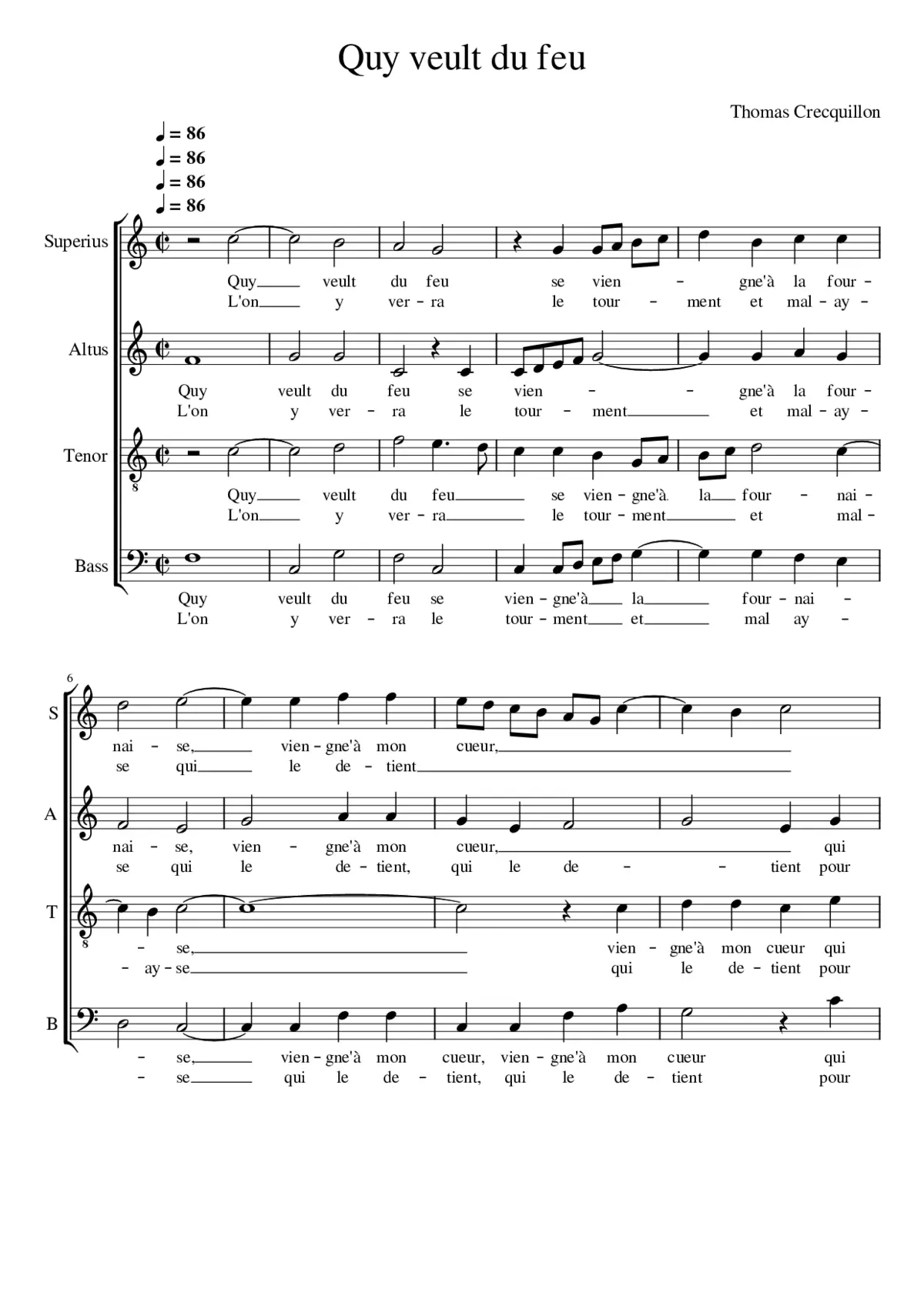 Quy veult du feu - Page 1