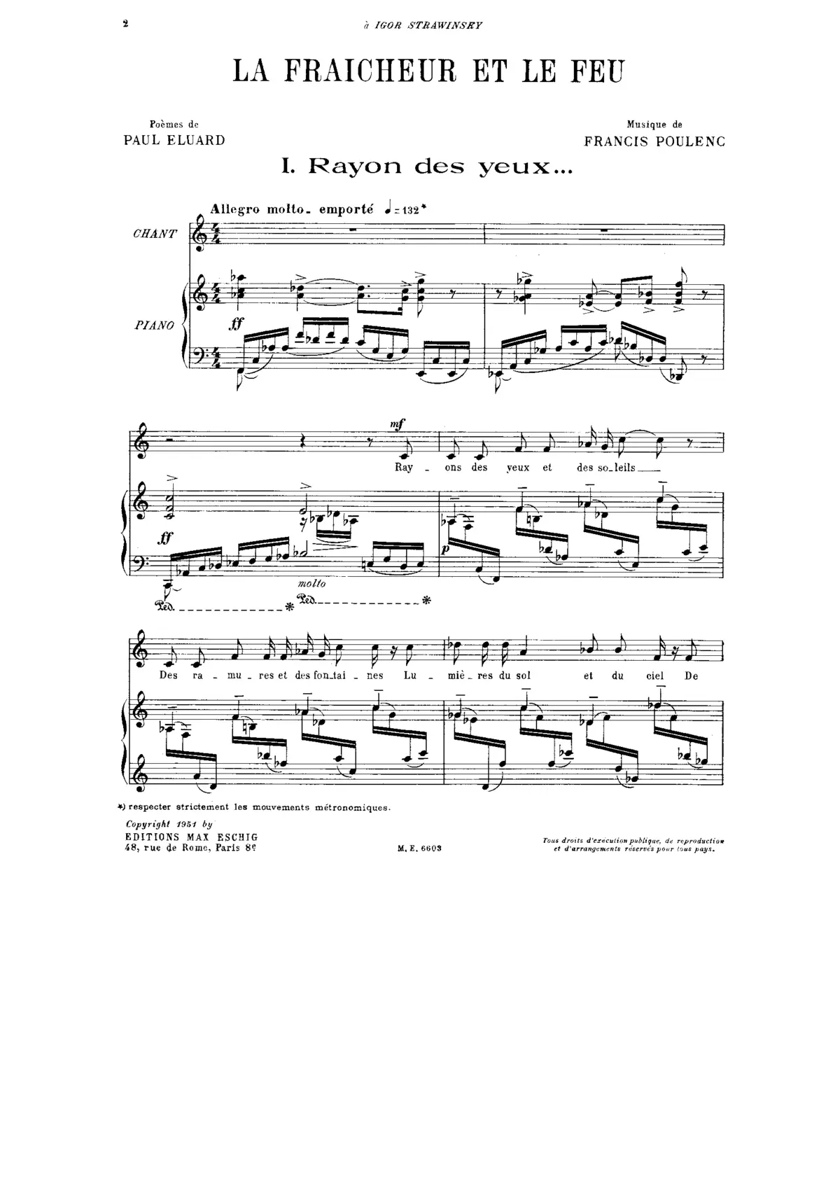 La fraîcheur et le feu - Page 1