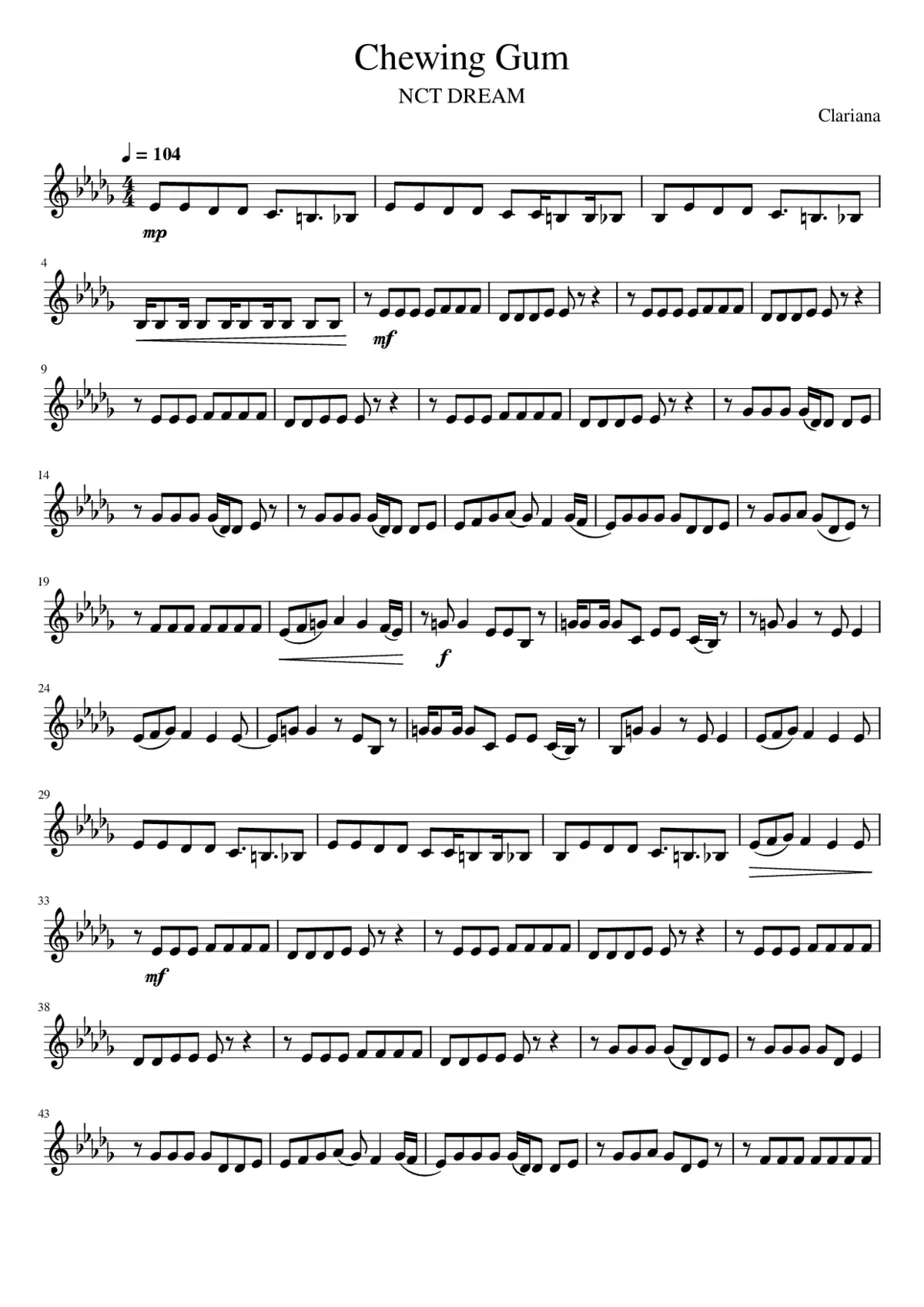 chewing gum - Page 1