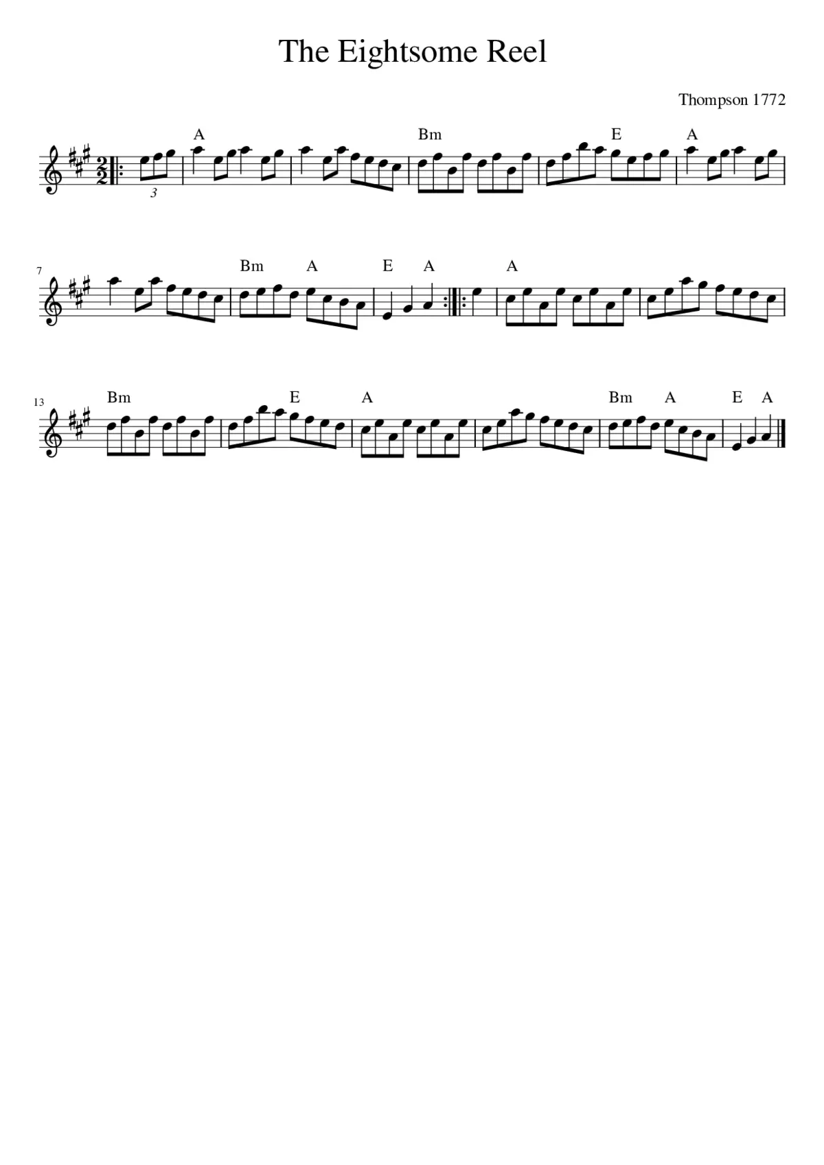 The Eightsome Reel - Page 1