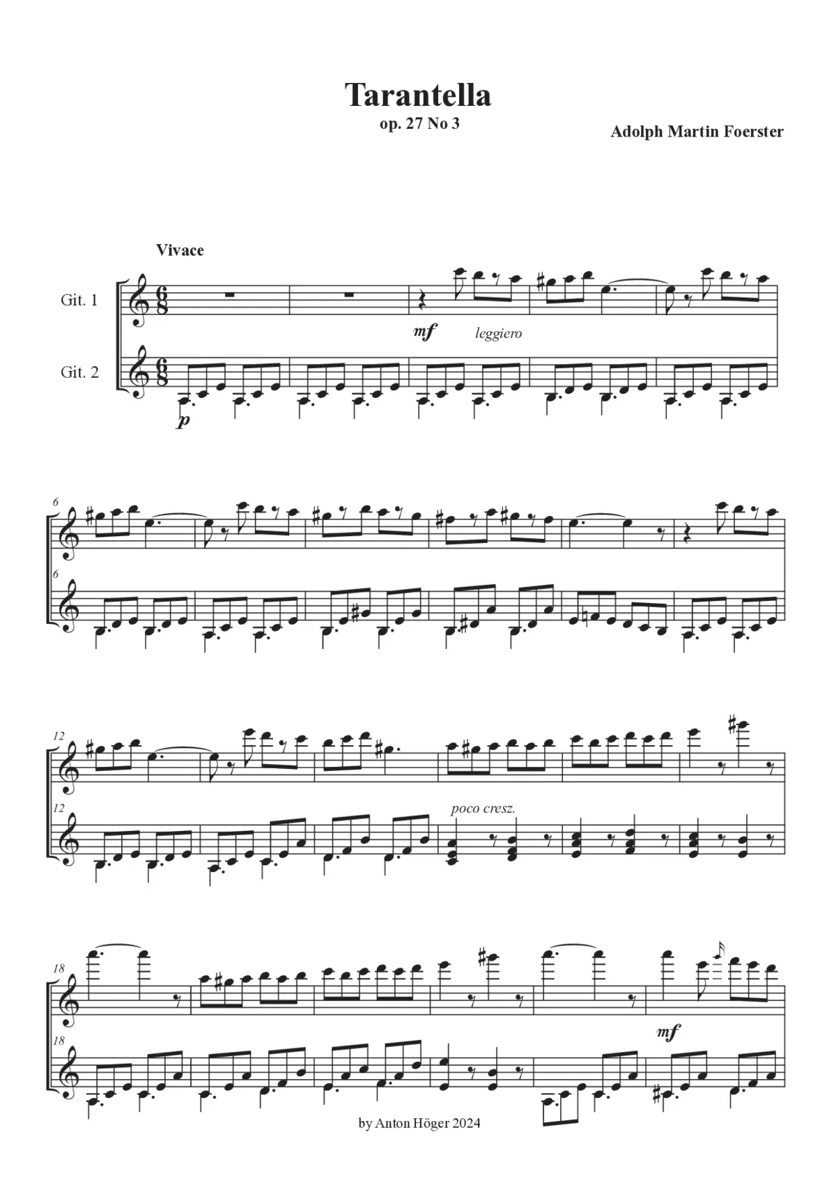 3 Pieces for piano - Page 1