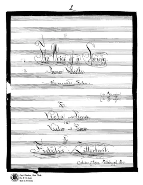 2 Morceaus de Salon for Viola (or Violin) and Piano