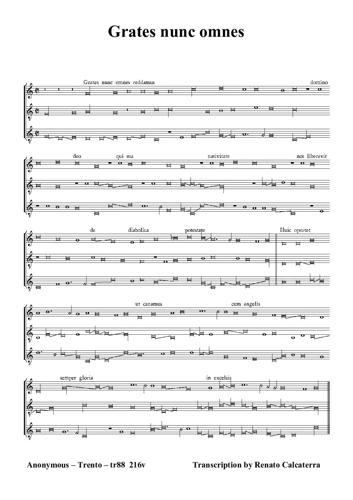 Grates nunc omnes - Page 1
