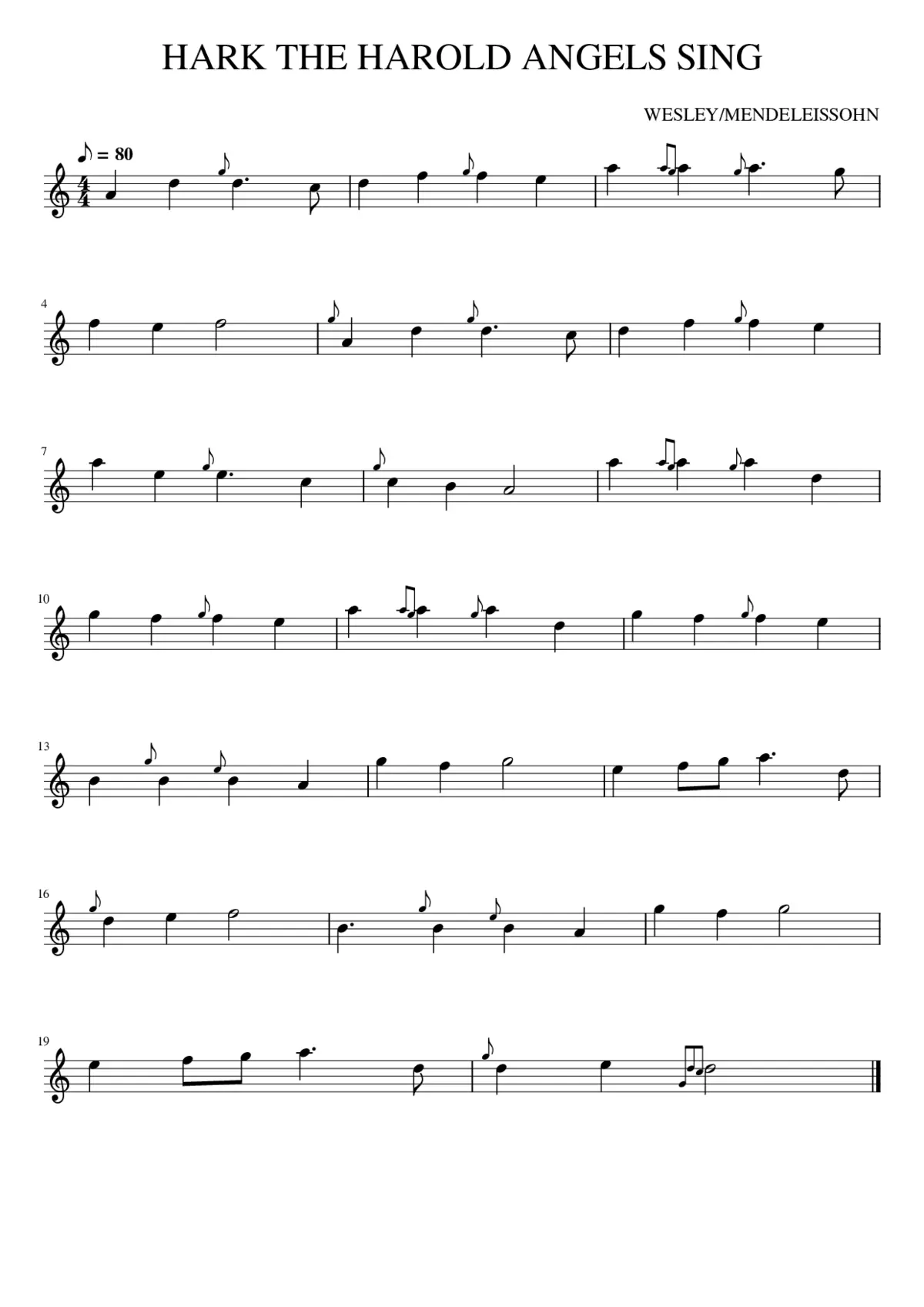 hark the herald angels sing - Page 1