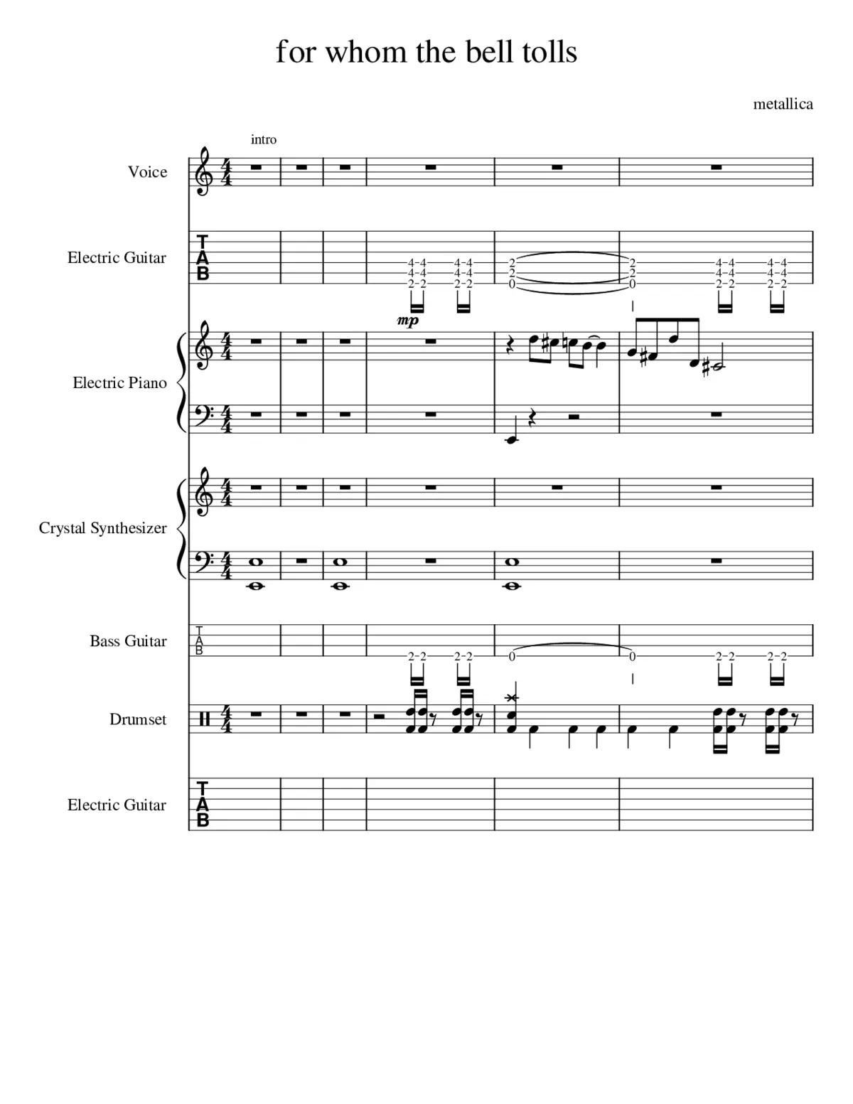 for whom the bell tolls - Page 1