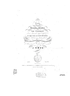 Trois Grandes Etudes
