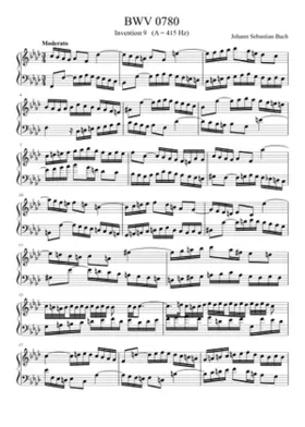 Invention in F minor BWV 780