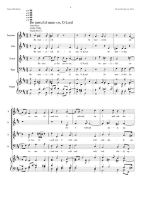 Be Merciful Unto Me O Lord