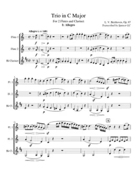 Trio in C major Op.87