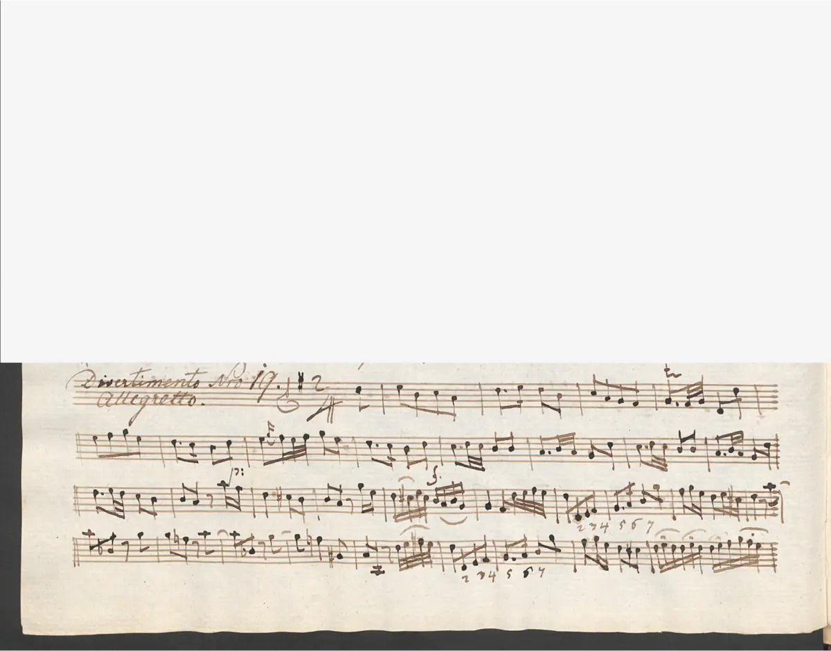 Baryton Trio in G major, Hob.XI:67 - Page 1