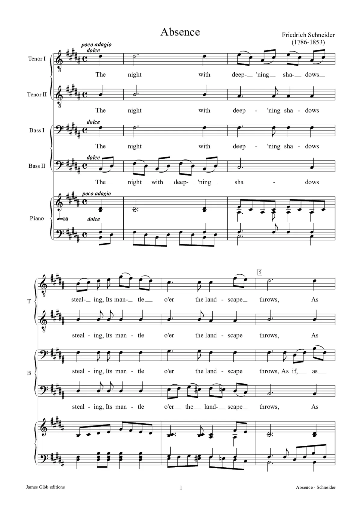 Absence - Page 1