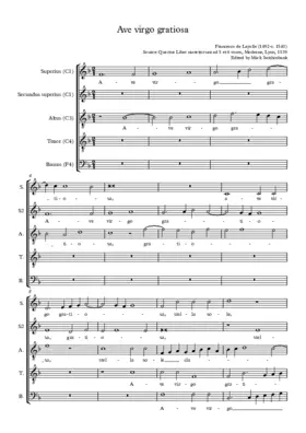 Ave virgo gratiosa