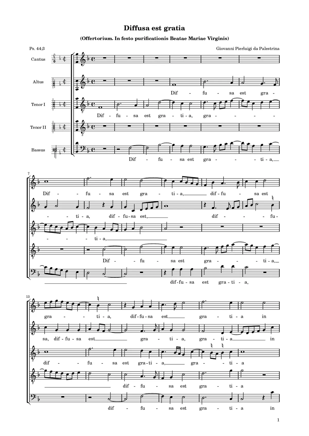 Diffusa est gratia - Page 1