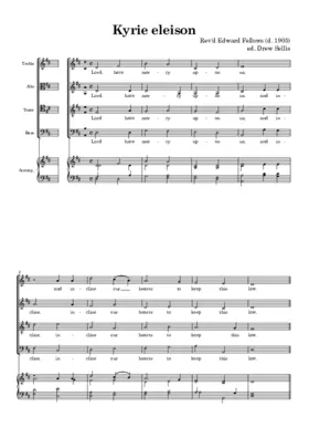 Kyrie eleison in D major
