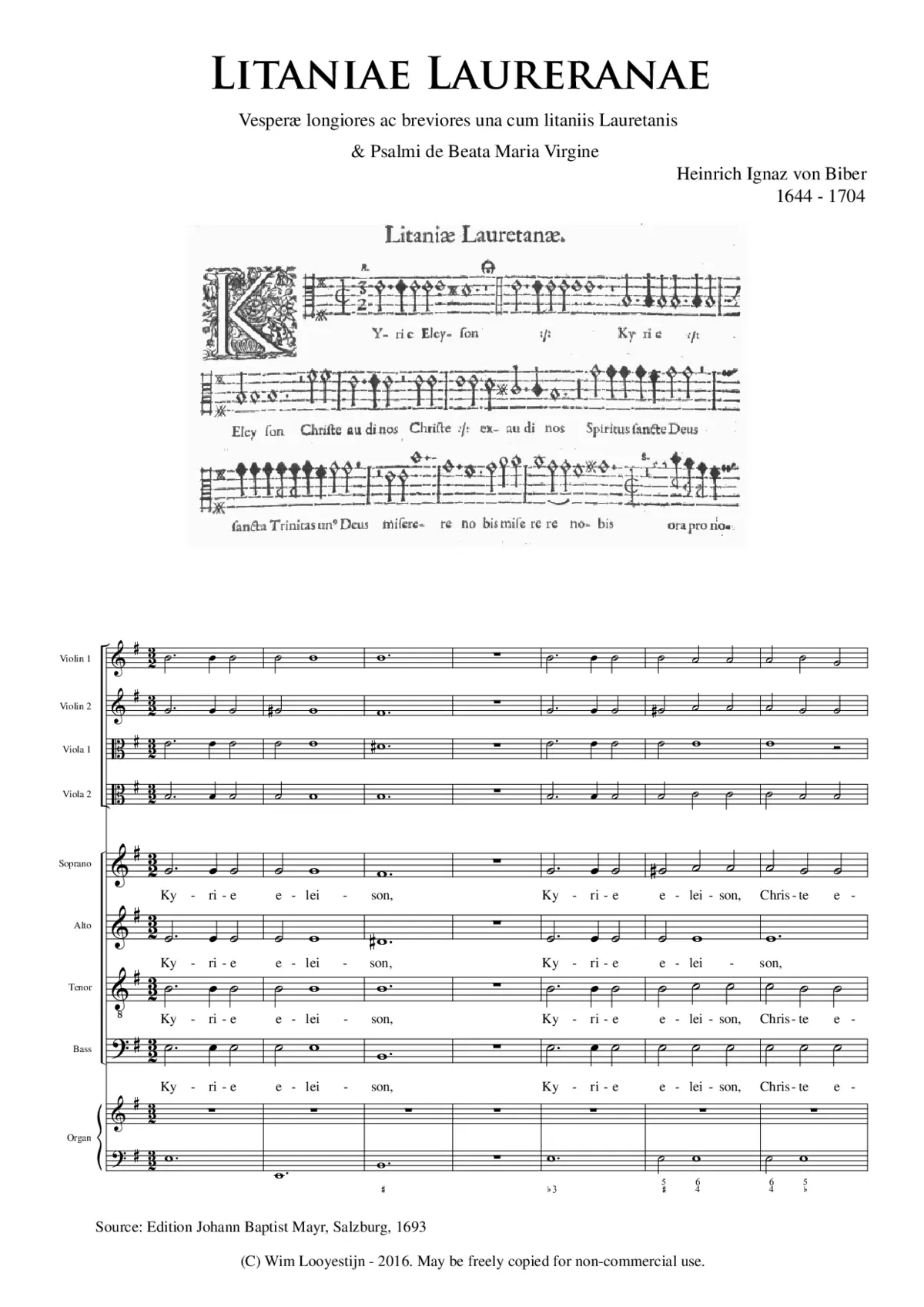 Litaniae Lauretanae - Page 1