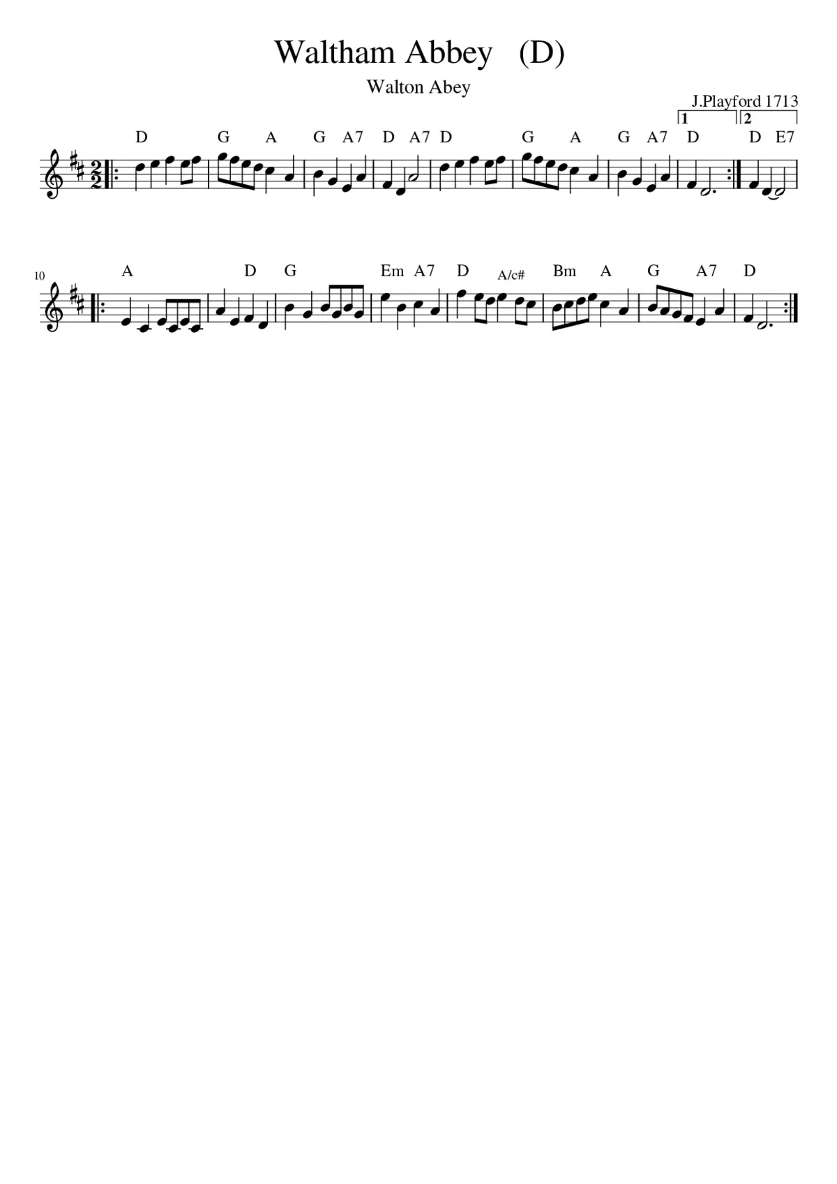 Waltham Abbey - Page 1