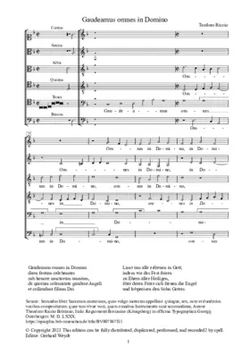 Gaudeamus omnes in Domino