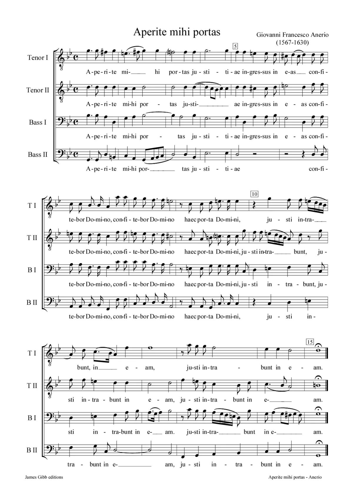 Aperite mihi portas - Page 1