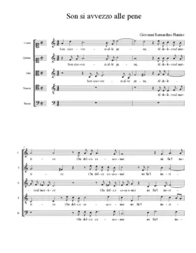 Son si avvezzo alle pene