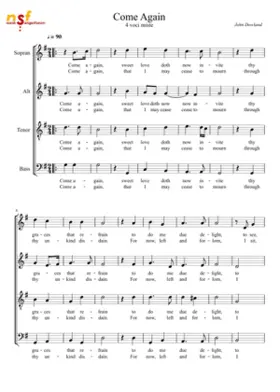 Come again! Sweet love doth now invite